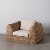 Puutarhasohva Luonnollinen 111 x 97 x 63 cm