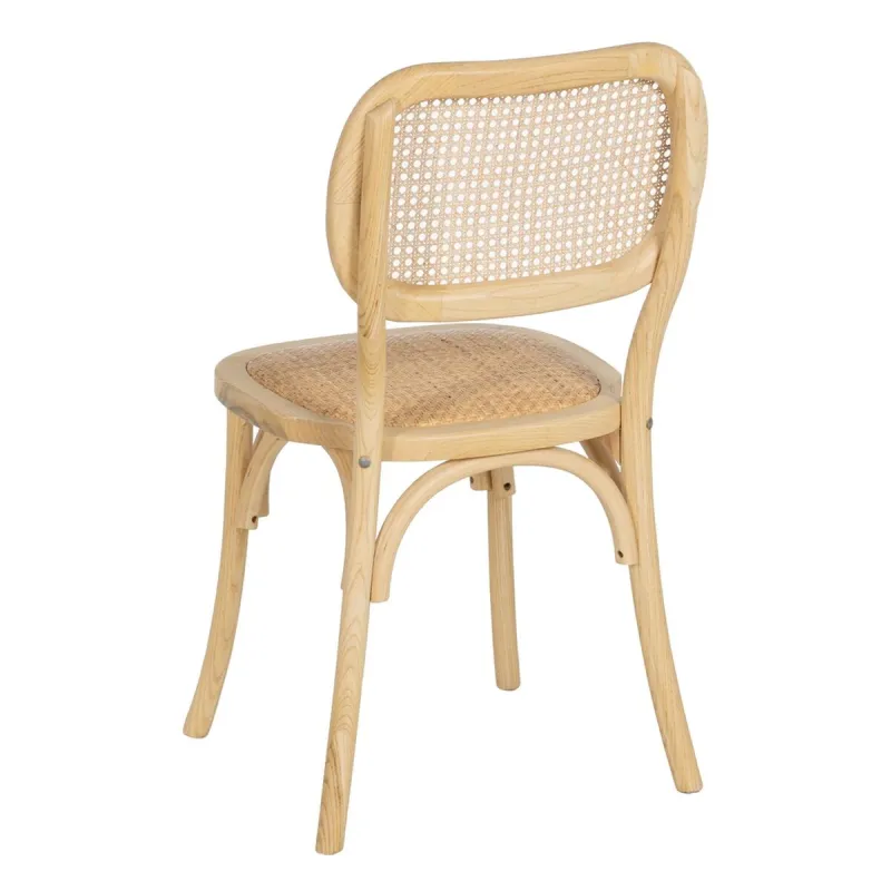 ēdamistabas krēsls Dabisks Rotangpalma Gobas koks 45 x 41 x 88 cm