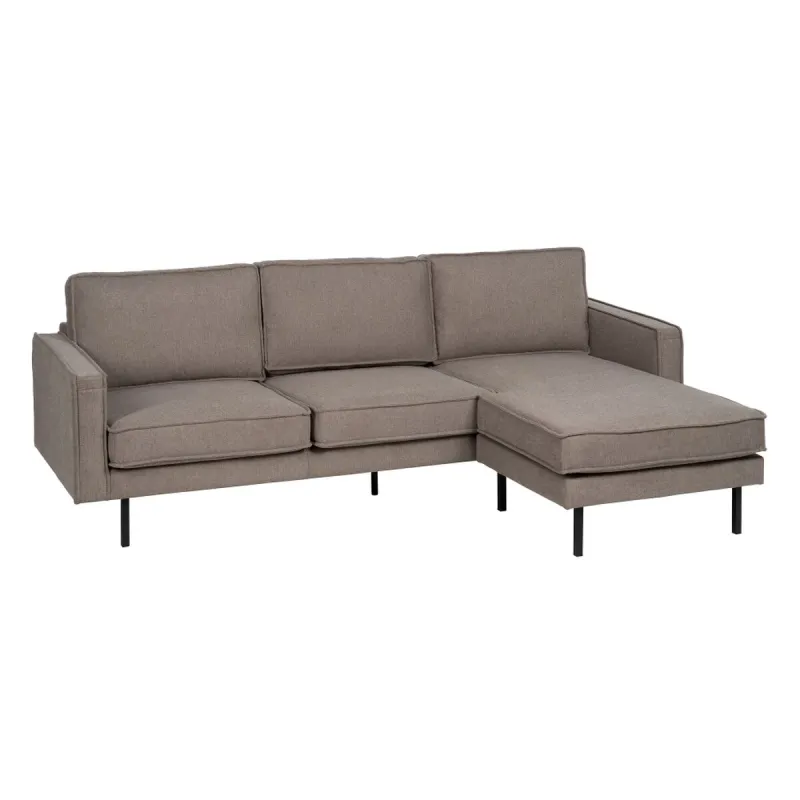 Dīvāns ‘Chaise Longue’ Pelēkbrūns 235 x 155 x 87 cm