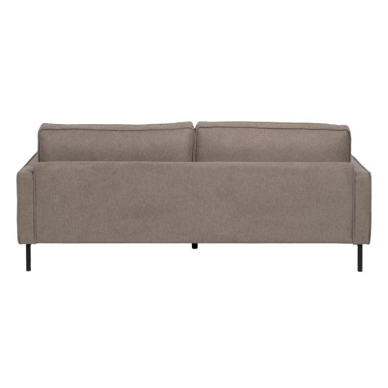 3-Seater Sofa Taupe 213 x 87 x 90 cm