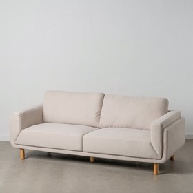 3-paikkainen sohva Beige 216 x 90 x 82 cm