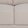 3 vietų sofa Rusvai gelsva 216 x 90 x 82 cm