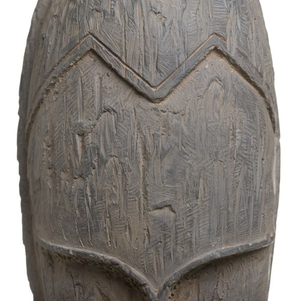 Декоративная фигура Серый Маска 19 x 12 x 62 cm