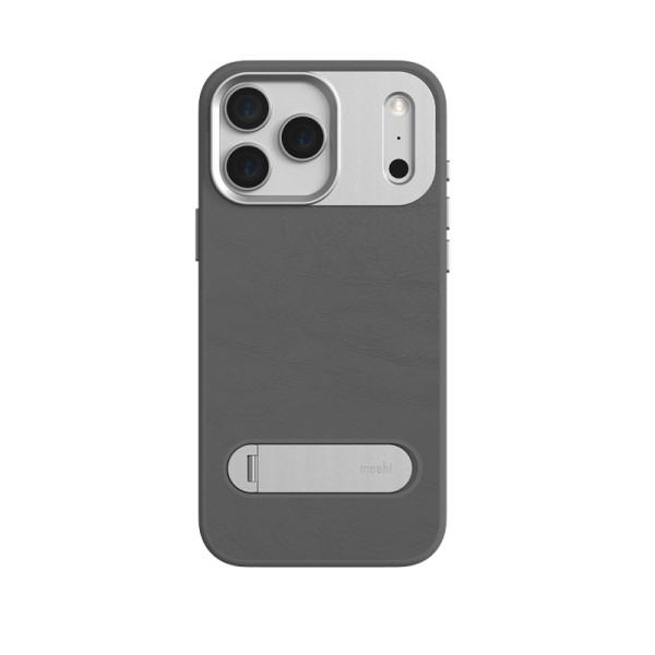 Moshi Kameleon MagSafe - Case iPhone 17 Pro Max with Stand Function (Midnight Gray)