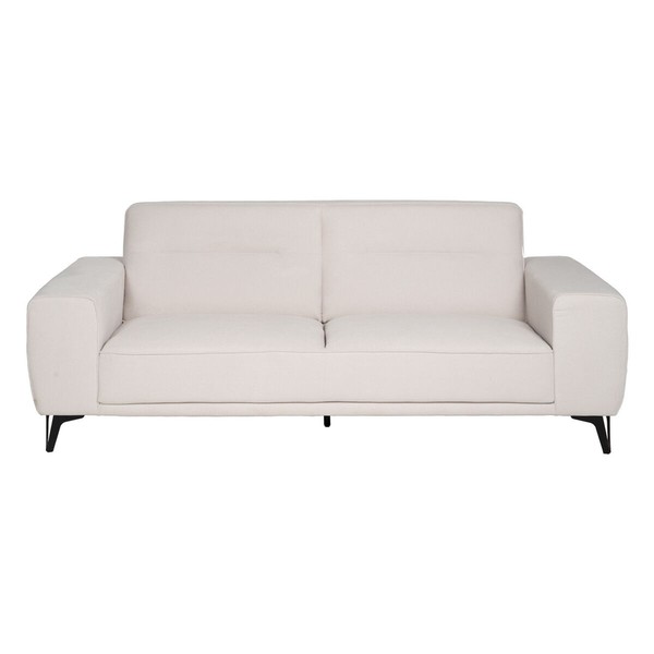 3 vietų sofa Kreminė Medžio 220 x 87 x 85 cm
