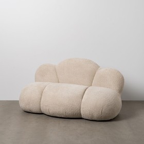Sohva Beige Polyesteri mänty 149 x 76 x 77 cm