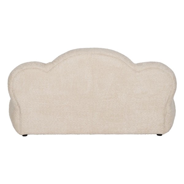 Sofa Beige Polyester Pine 149 x 76 x 77 cm