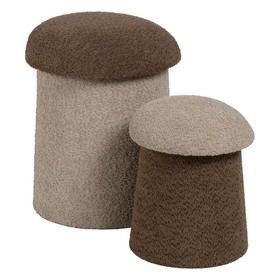 Fotelis Ruda Rusvai gelsva Medžio MDF 40 x 40 x 48 cm (2 vnt.)