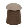 Fotelis Ruda Rusvai gelsva Medžio MDF 40 x 40 x 48 cm (2 vnt.)