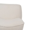 Armchair White MDF Wood Foam 100 % polyester 71 x 81 x 66 cm