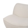 Armchair White MDF Wood Foam 100 % polyester 71 x 81 x 66 cm