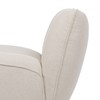 Armchair White MDF Wood Foam 100 % polyester 71 x 81 x 66 cm