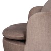 Armchair Taupe Wood Iron 84 x 74 x 66 cm