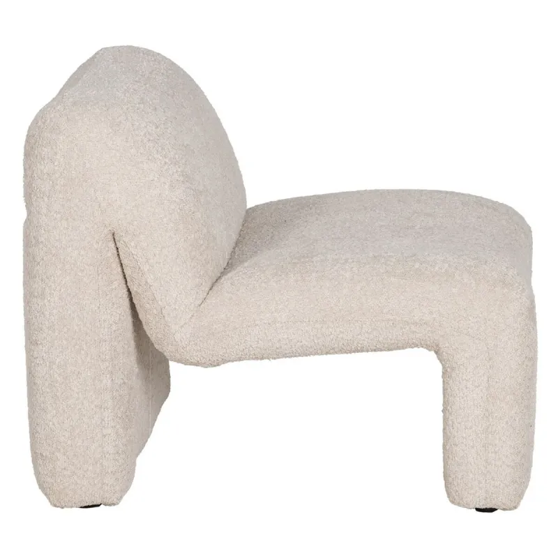 Armchair Beige Wood 62 x 86 x 69 cm