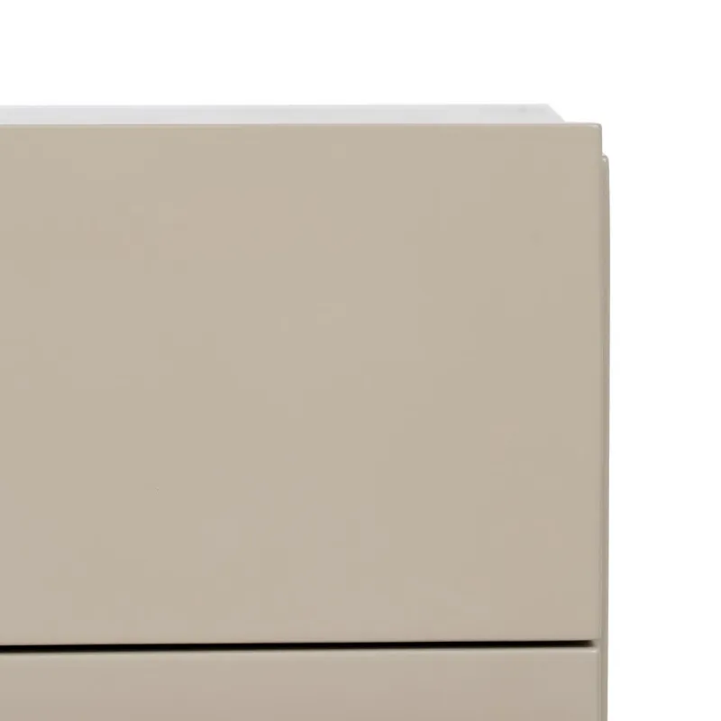 Nightstand NECTO Orange Taupe Iron MDF Wood 40 x 31,2 x 66,2 cm