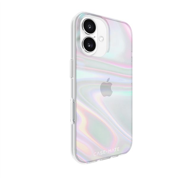 Case-Mate Soap Bubble - Case for iPhone 16 (Iridescent)