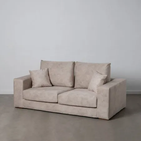 Sofa Rusvai gelsva Pluošta pušis Porolonas 206 x 88 x 100 cm