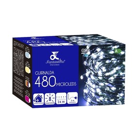 LED žibintų vainikas Šiltai balta 15 X 8 X 9 CM
