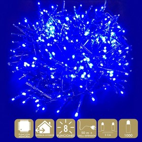 LED žibintų vainikas Mėlyna 25 X 20 X 18 CM