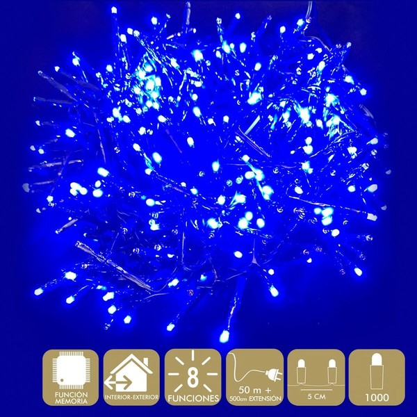 LED gaismu vītne Zils 25 X 20 X 18 CM
