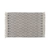 Carpet White Black 160 x 230 x 1 cm