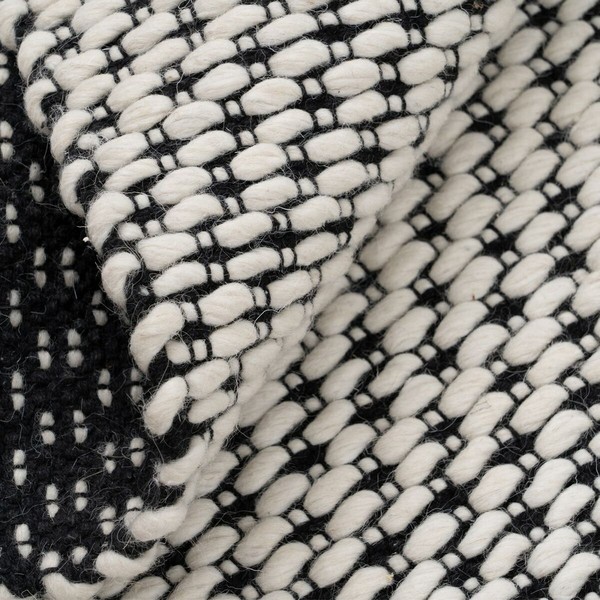 Paklājs Balts Melns 200 x 300 x 1 cm