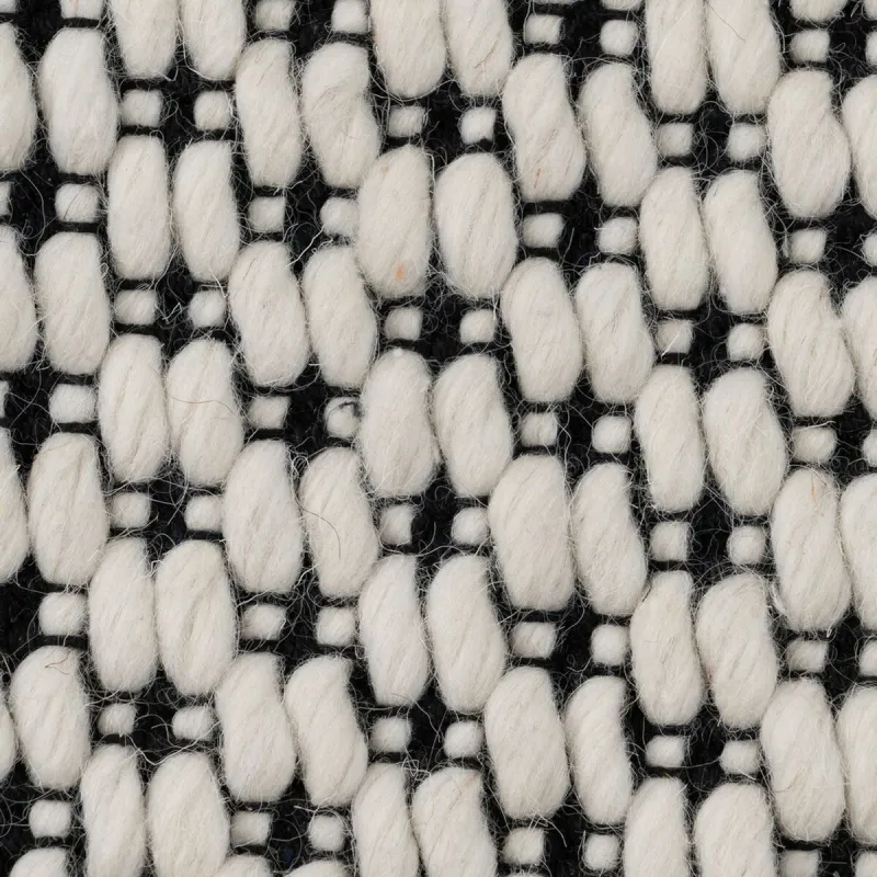 Kilimas Balta Juoda 160 x 230 x 1 cm