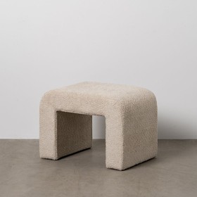 Pehmustettu istuin Beige Polyesteri 67 X 48 X 47 CM