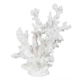 Декоративная фигура Белый Смола Коралл 17 x 17 x 20 cm