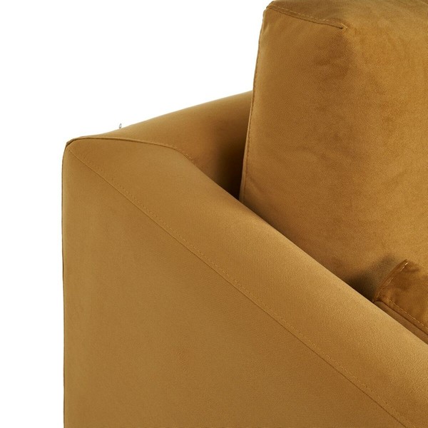 Sofa 200 x 98 x 97 cm Yellow
