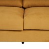 Sohva 200 x 98 x 97 cm Keltainen
