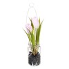 Koristekasvi Polyesteri Polyetyleeni Rauta 7 x 7 x 18 cm