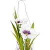 Decorative Plant Polyester Polyethylene Iron 7 x 7 x 18 cm