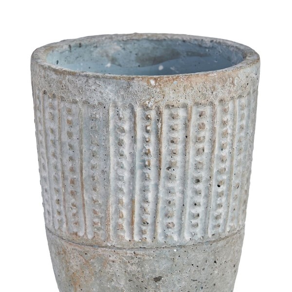 Planter Grey Cement 12,5 X 12,5 X 16 CM