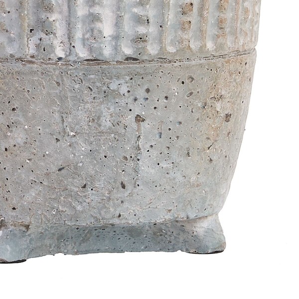 Planter Grey Cement 12,5 X 12,5 X 16 CM