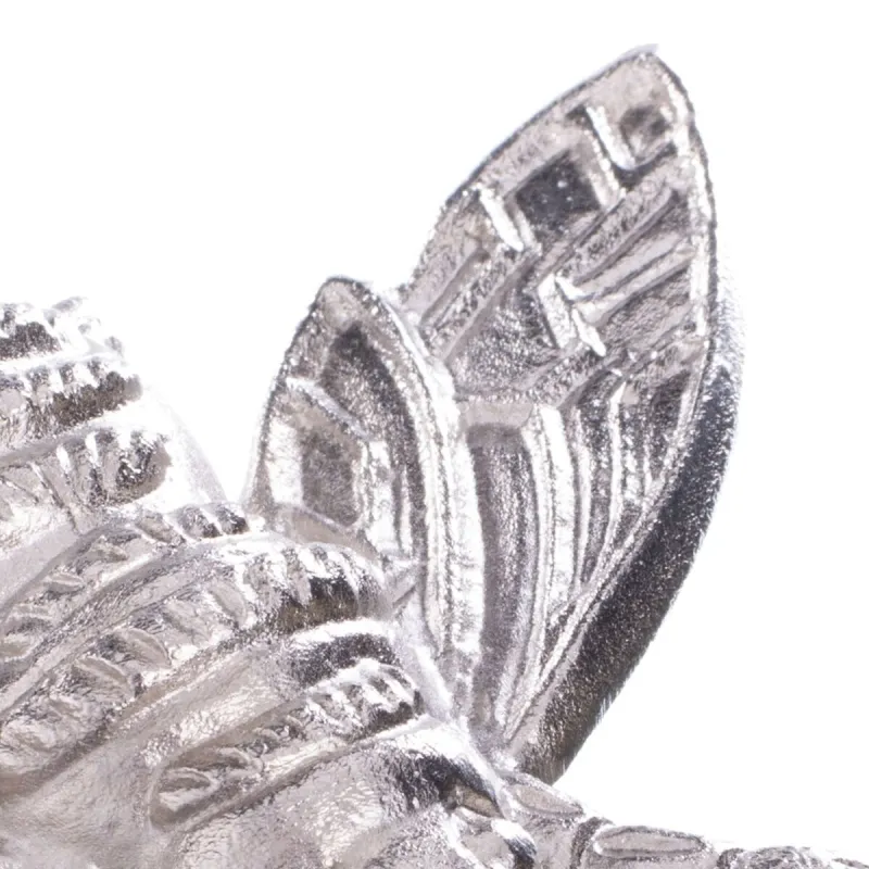 Dekoratyvinė figūrėlė Sidabras Metalinis 13 x 2 x 9 cm
