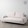 Sofa Cream 216 x 86 x 90 cm