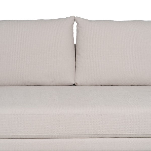 Sofa Cream 216 x 86 x 90 cm