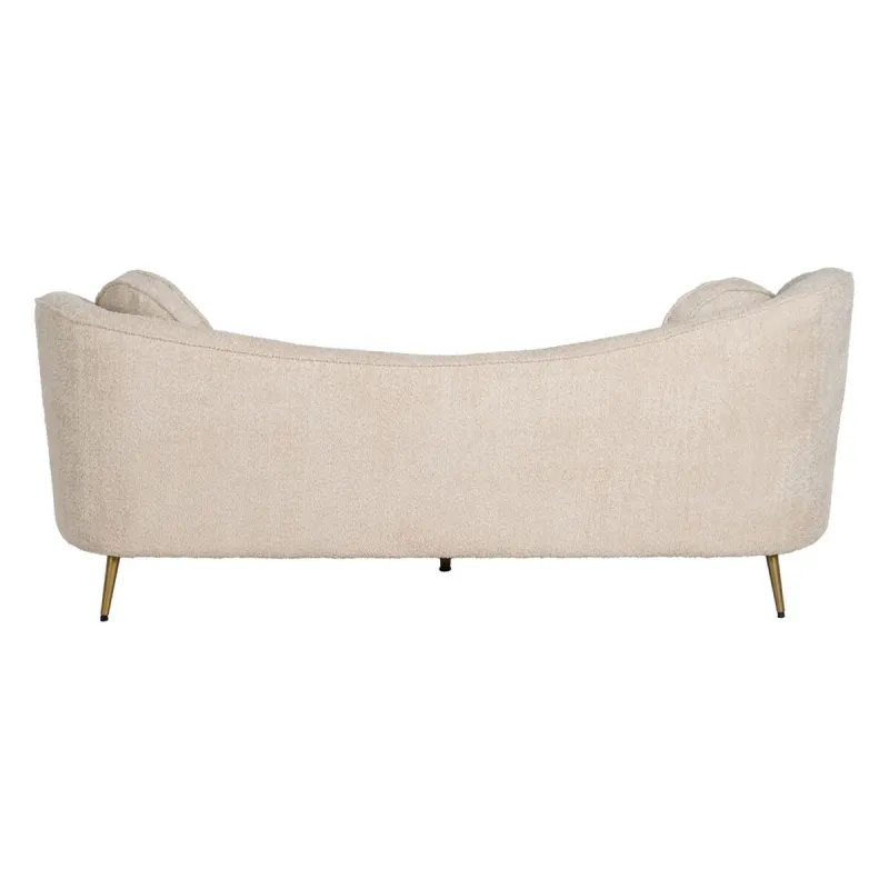 Sofa Beige 195 x 74 x 77 cm