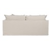 Sofa Black Cream 215 x 94 x 94 cm