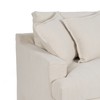Sofa Black Cream 215 x 94 x 94 cm