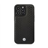 BMW Leather Diamond Pattern - Case for iPhone 14 Pro (Black)