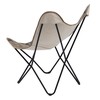 Armchair Black Taupe 75 x 75 x 95 cm