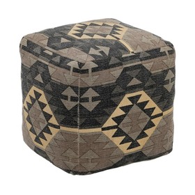 Fotelis Juoda Rusva 45 x 45 x 45 cm