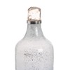 Decorative bottle Blue Silver 16 x 16 x 44 cm Decorative