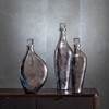 Decorative bottle Silver 15 x 13 x 54 cm Decorative