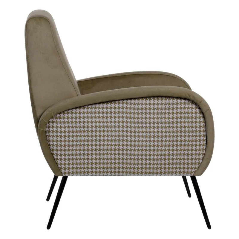 Armchair Black Green 68 x 97 x 86 cm