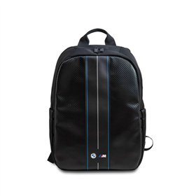 BMW Carbon Blue Stripes - Backpack for 16" notebook (black)