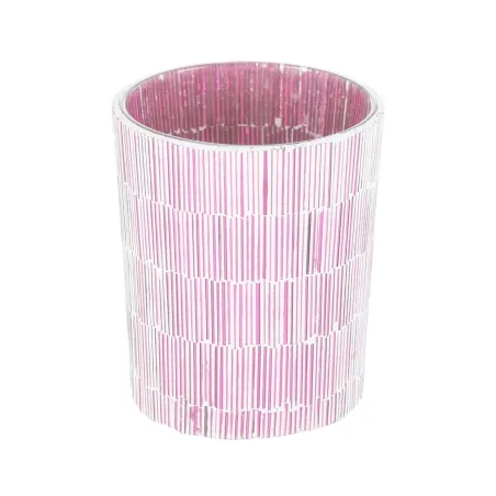 Kynttilänjalka Pinkki Kristalli Sementti 10 x 10 x 13 cm