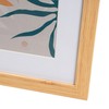 Photo frame White Natural Crystal MDF Wood